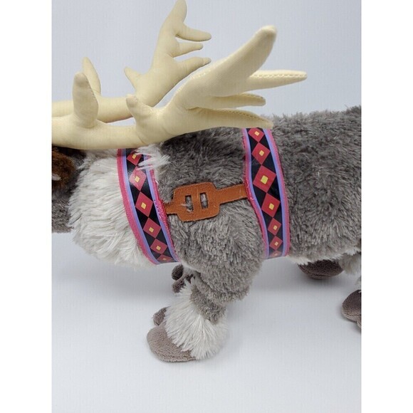 DISNEY FROZEN MOVIE STANDING SVEN REINDEER PLUSH STUFFED ANIMAL COLLECTIBLE - Picture 2 of 12